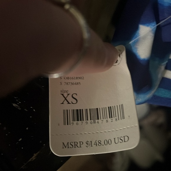 Blue tennis FreePeople bomber jacket BRANDNEW! $60 obo - Picture 3 of 3